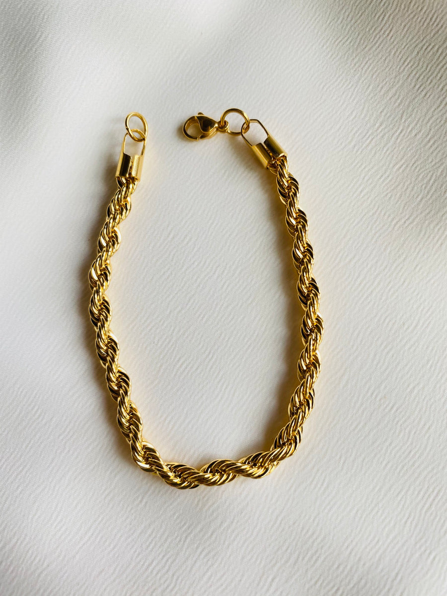 CAMILLA rope chain layering bracelet
