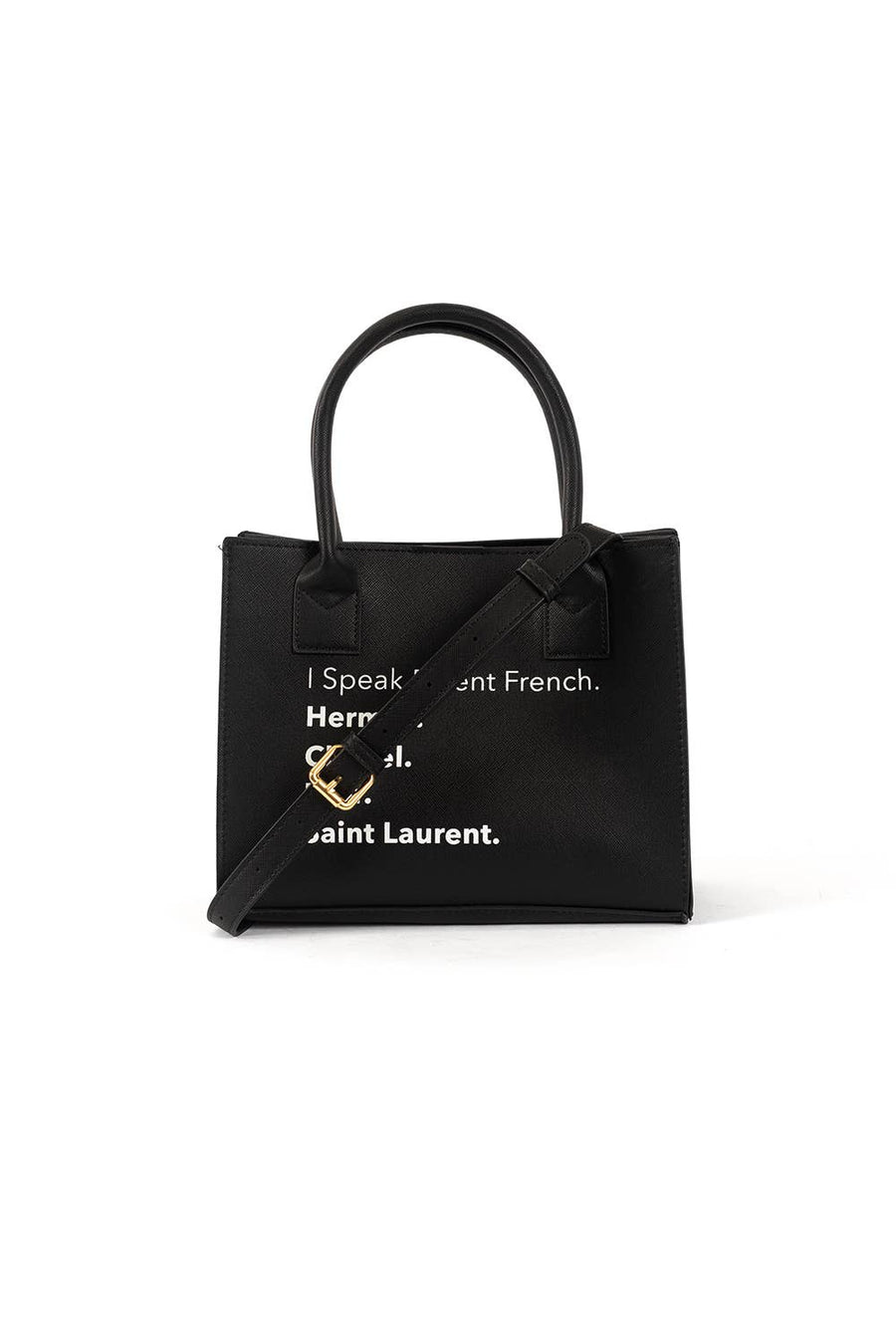 Fluent French (Black) - MINI MODERN TOTE