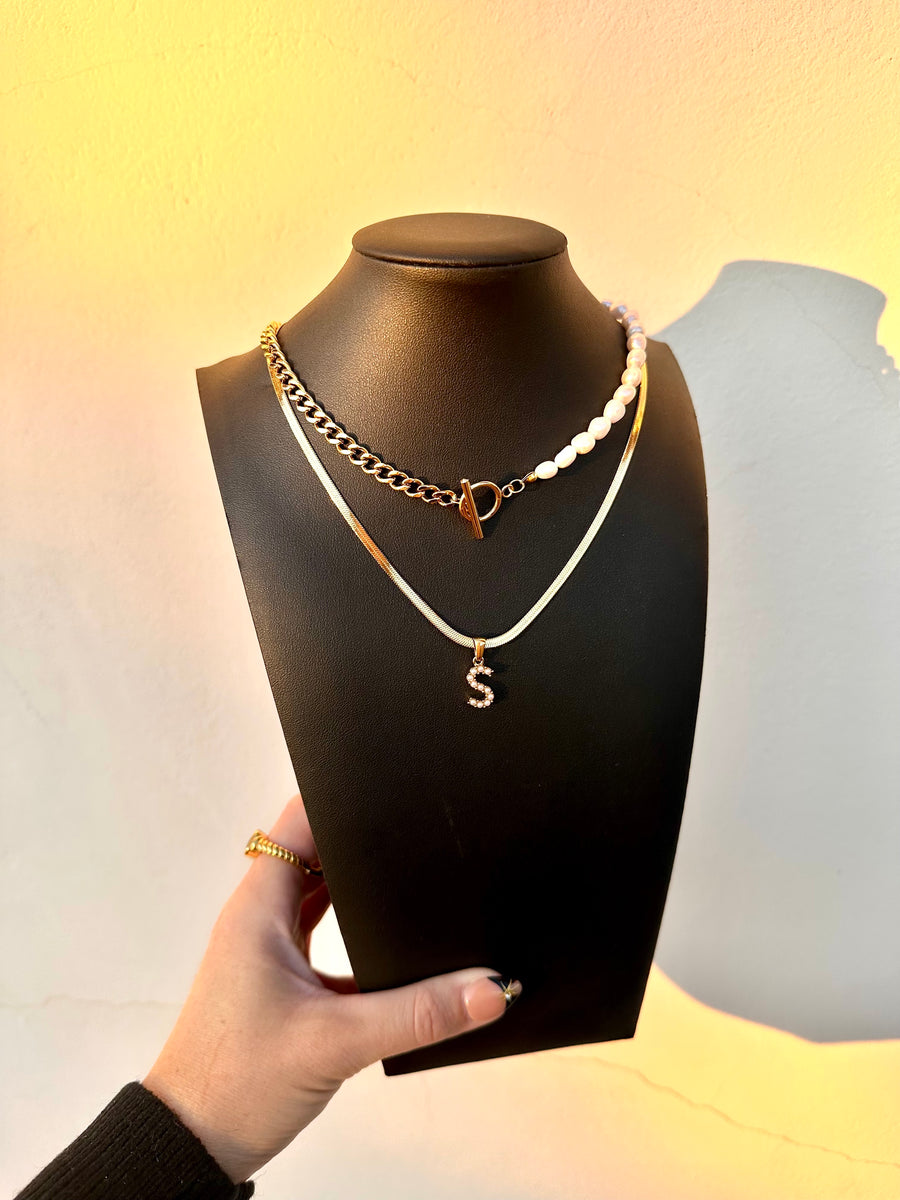 Layered Necklace Bundle: Pearl Princess