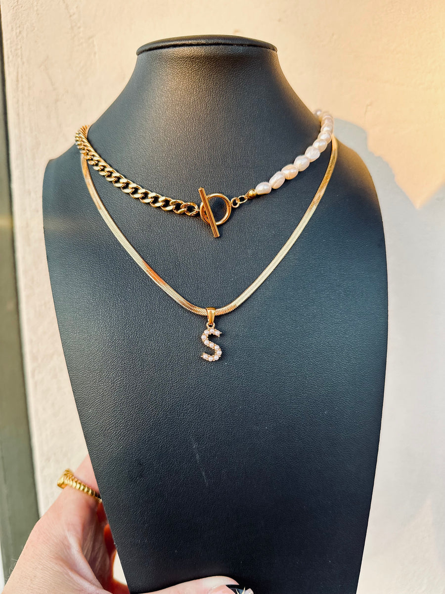 Layered Necklace Bundle: Pearl Princess