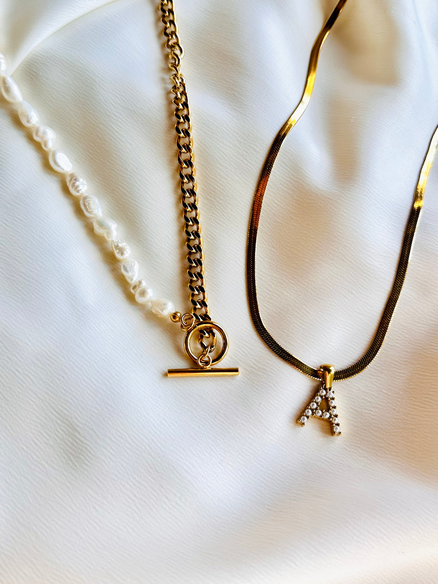 Layered Necklace Bundle: Pearl Princess