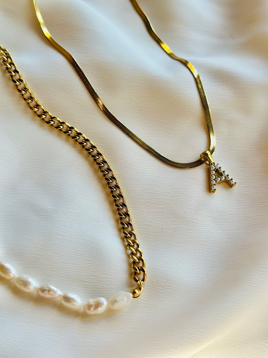 Layered Necklace Bundle: Pearl Princess