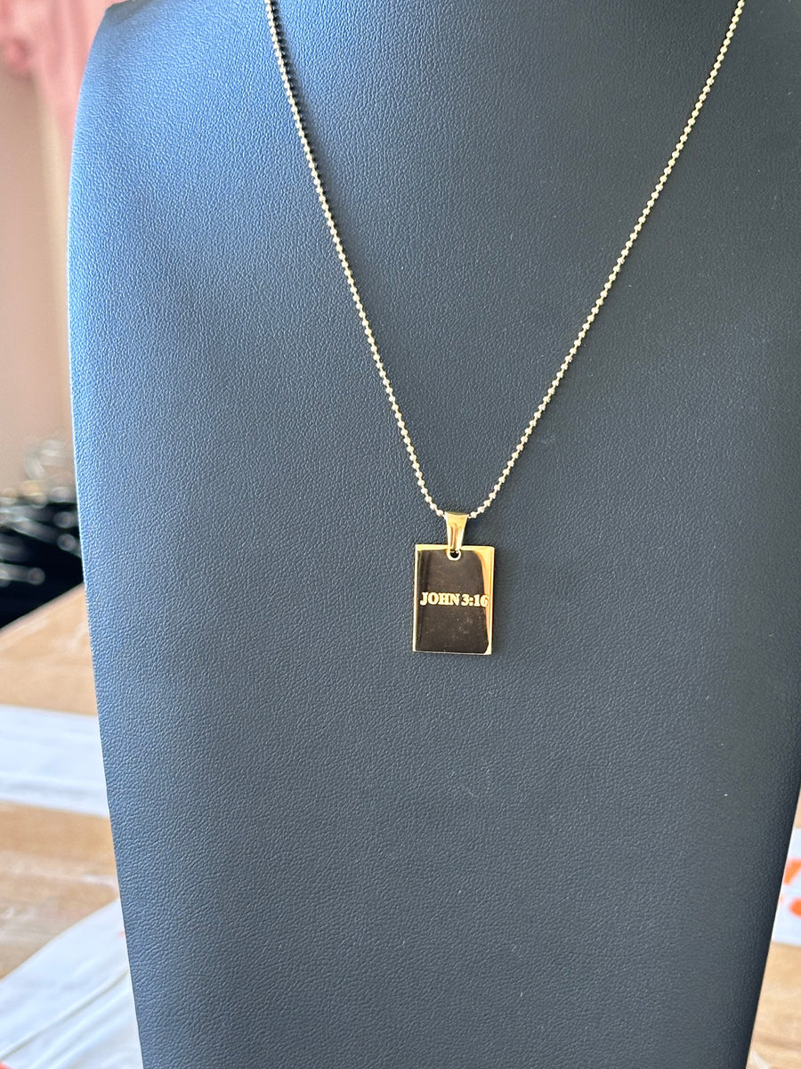John 3:16 Empowerment Necklace
