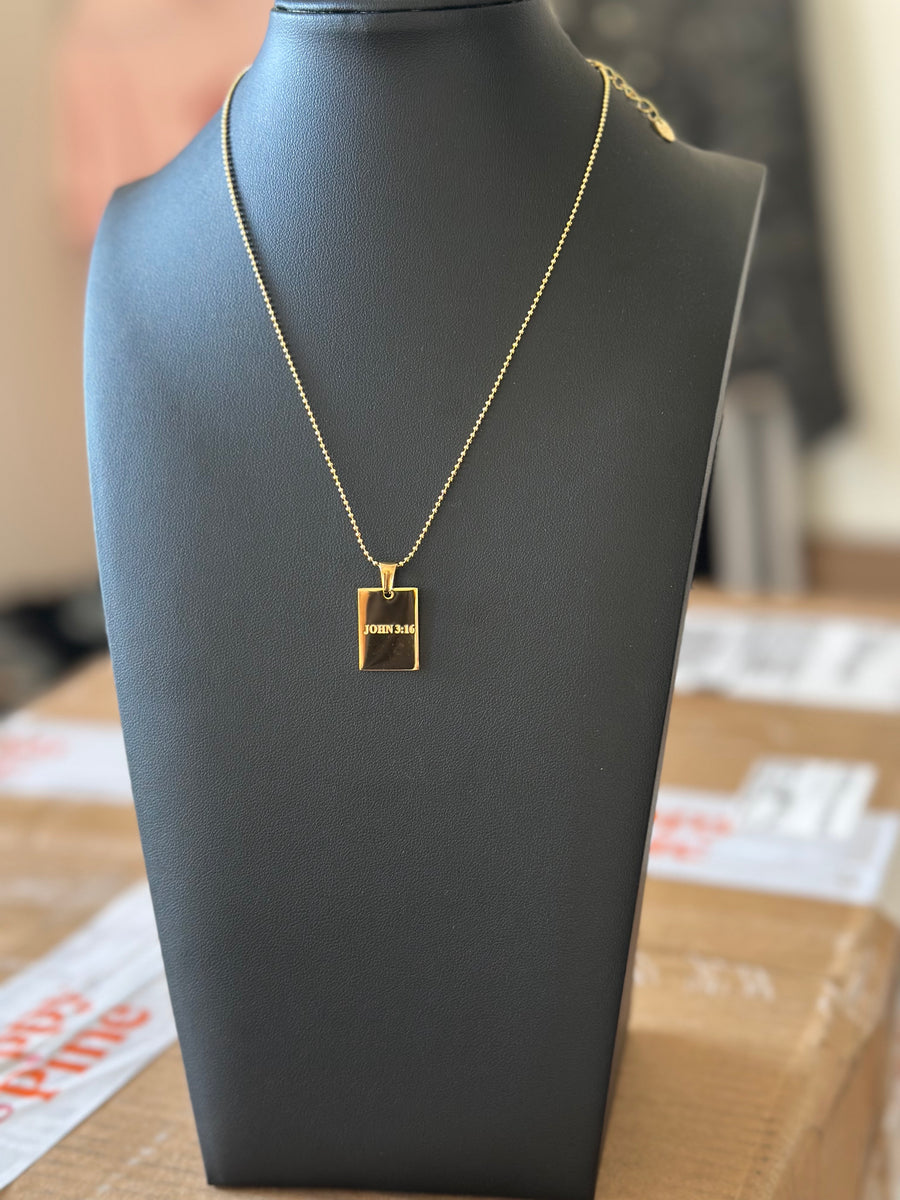 John 3:16 Empowerment Necklace
