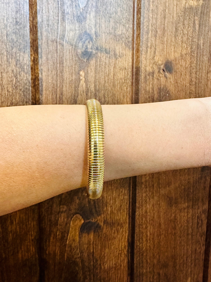 Bangle Bracelet: Single Snake Chain