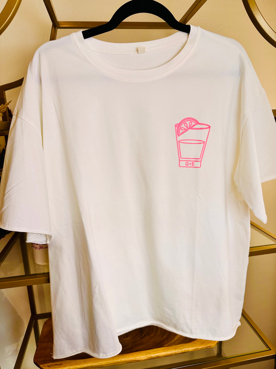 Good Vibes and Tequila graphic t-shirt