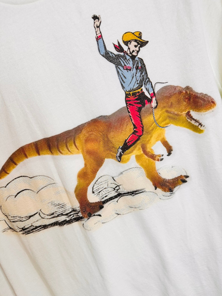 Cowboy Dinosaur graphic t-shirt