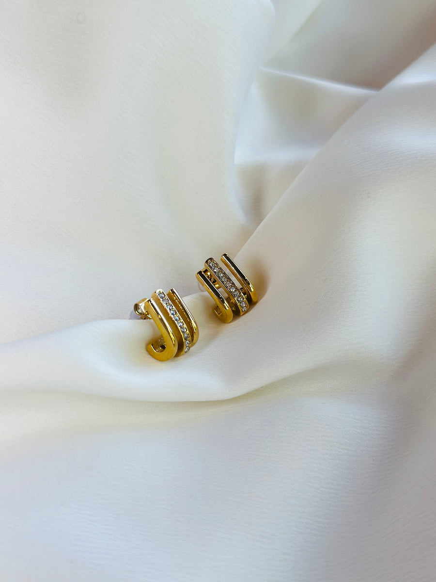 Holiday Glam Collection 2025 ~ SADIE Dainty Triple Strand with CZ