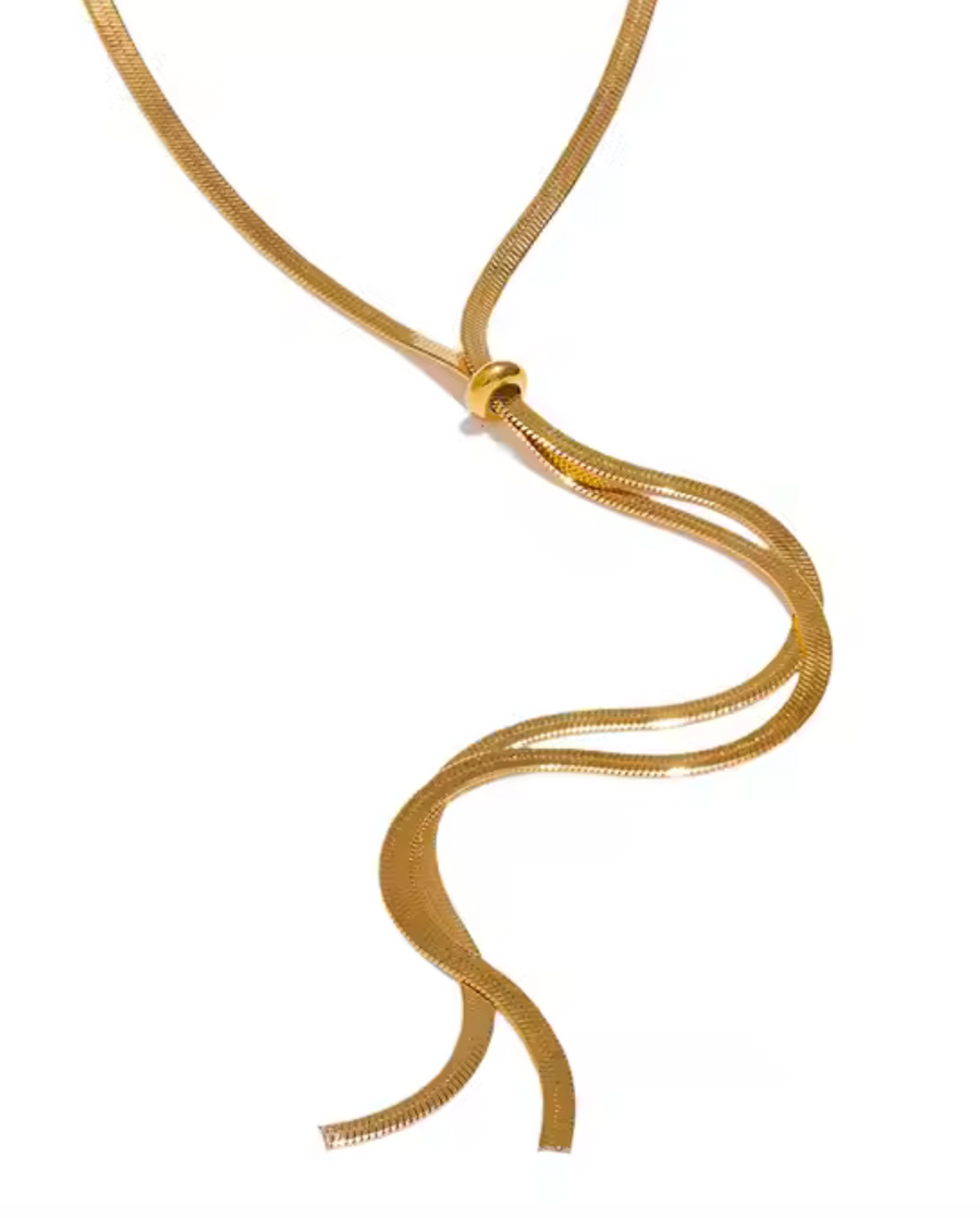 Herringbone Bolo Necklace