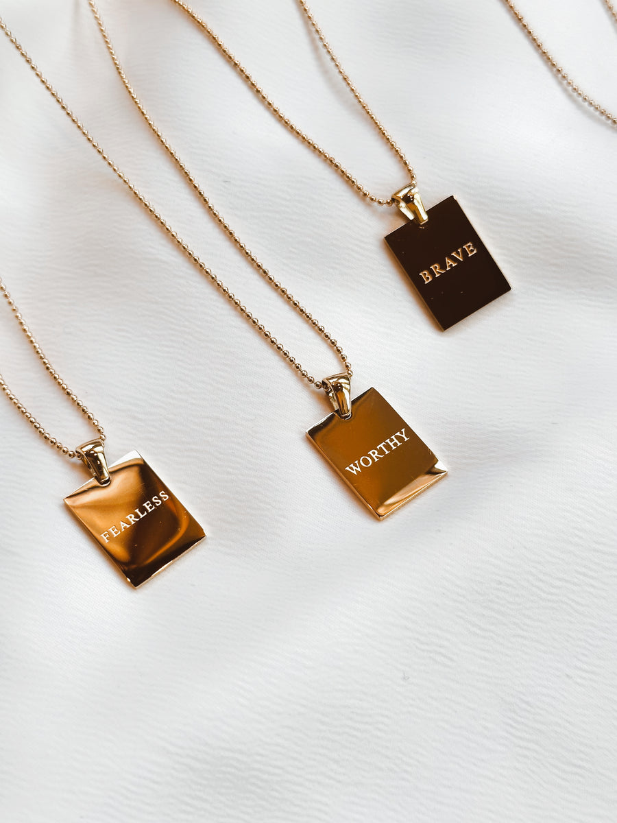 BRAVE Empowerment Necklace
