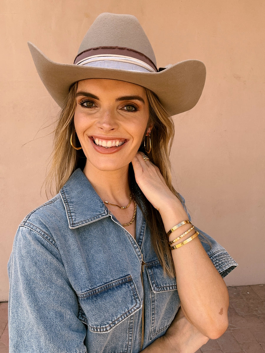 Collared Short Sleeve Denim Dress