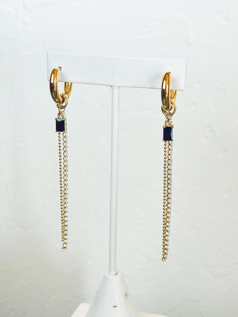 Holiday Glam 2025 ~ Crystal Fringe Earrings