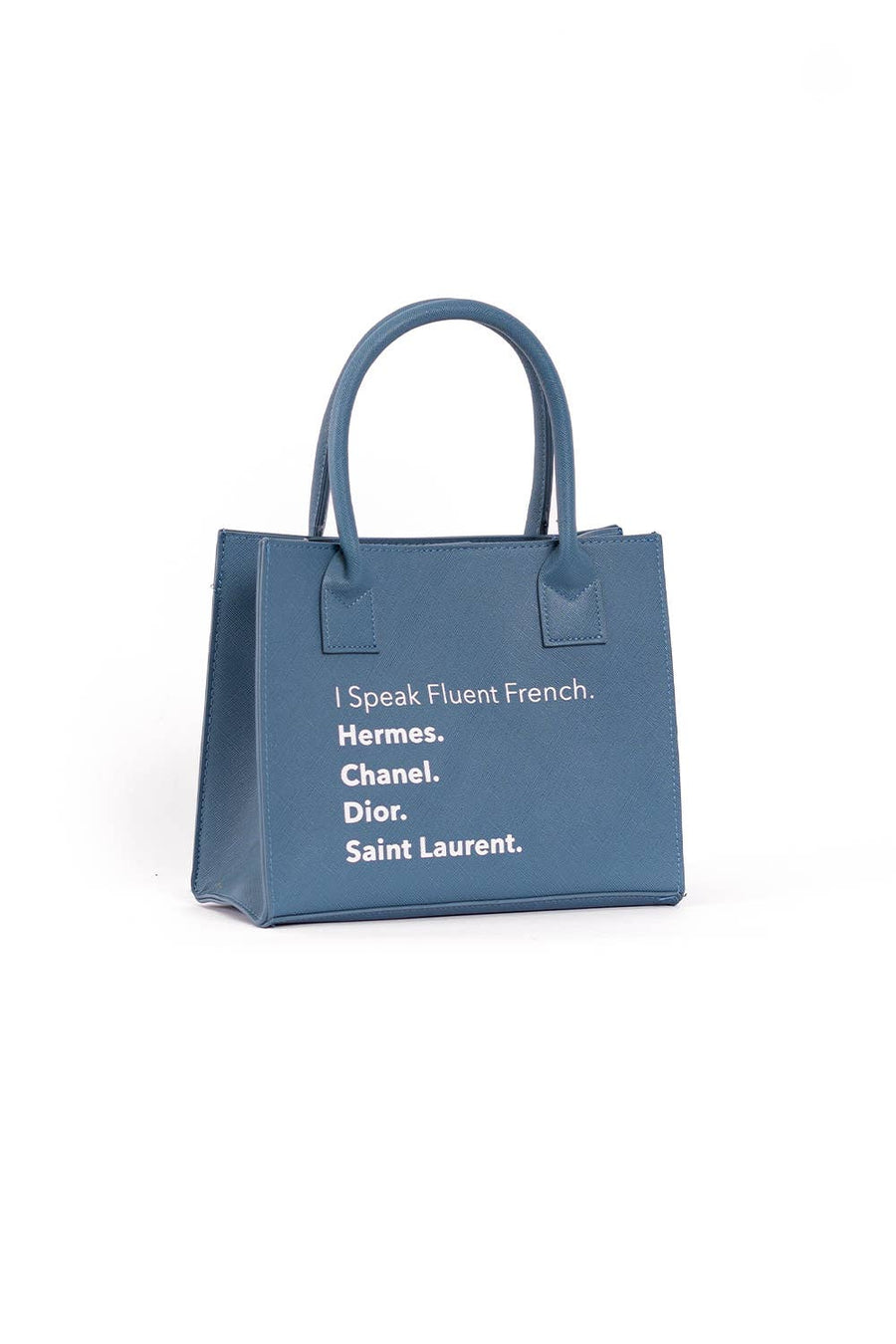 Fluent French (Denim Blue)-  MINI MODERN TOTE