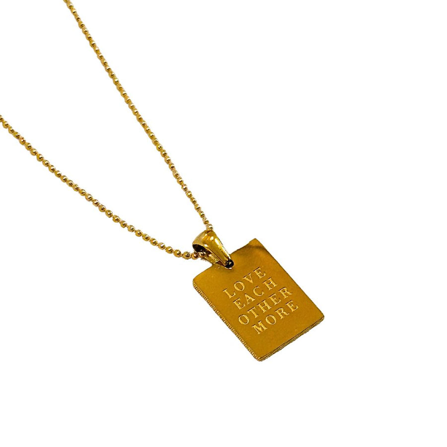 Love Each Other More Empowerment Necklace