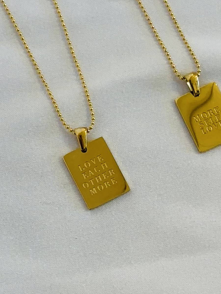 More Self Love Empowerment Necklace
