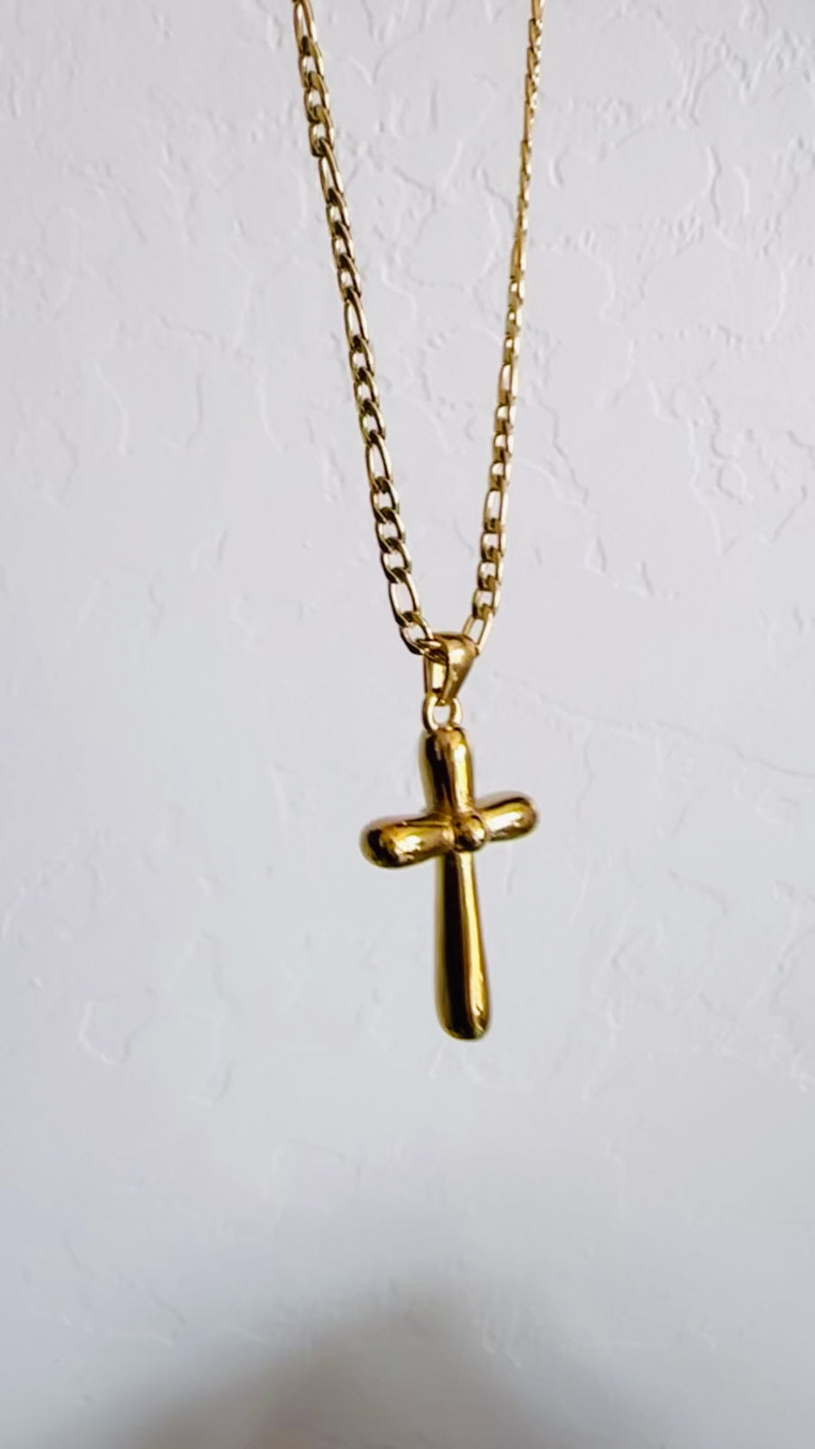 Bubble Cross Necklace
