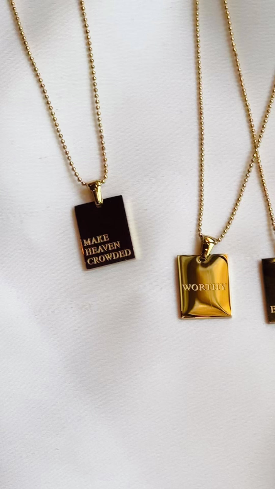 I Am Enough Empowerment Necklace