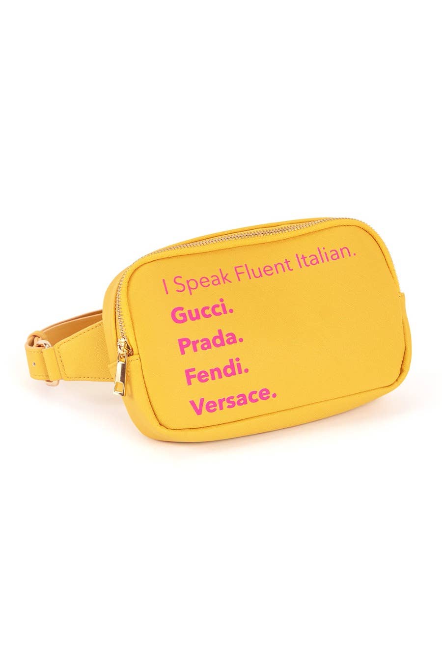 I Speak Fluent Italian Fanny Pack ~ Lemon